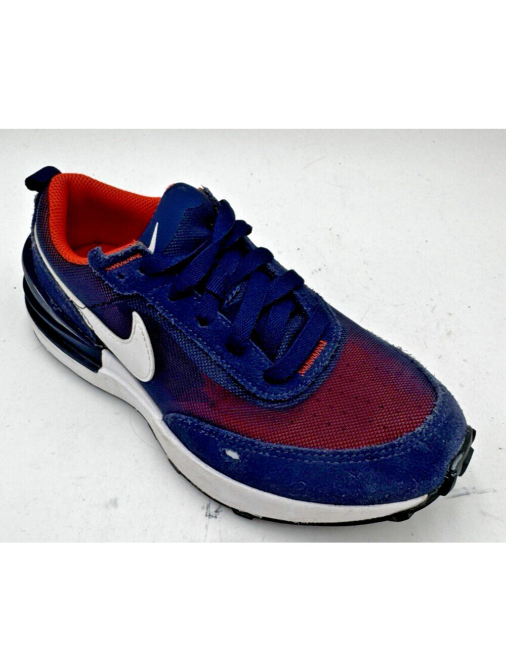 Nike Waffle One Midnight Kids Sneakers Size 2.5 Athletic Shoes Navy DC0480-401